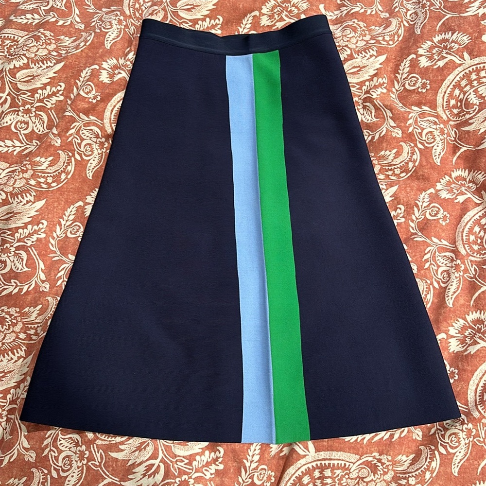 Tory Burch Sport A-Line Tech Knit Midi Skirt - Picture 3 of 5